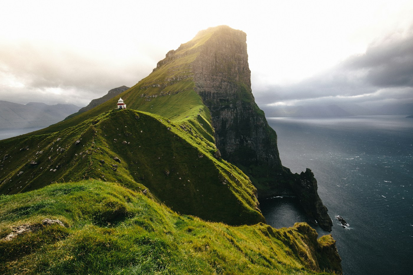 Cliffs near Kalsoy in the Faroe Islands